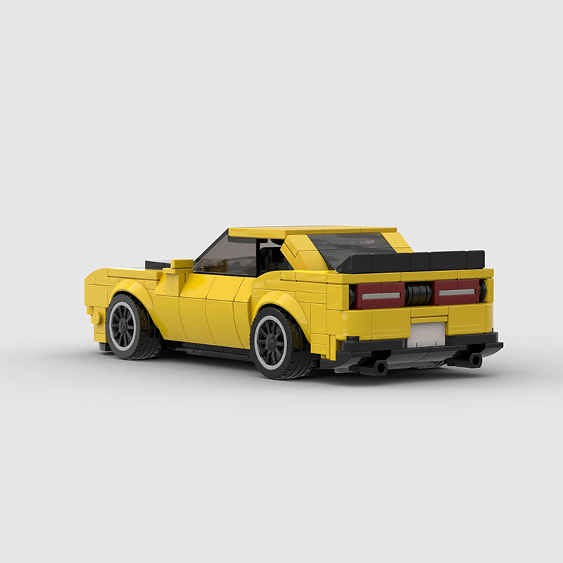 Dodge Challenger Yellow Custom Car MOC5