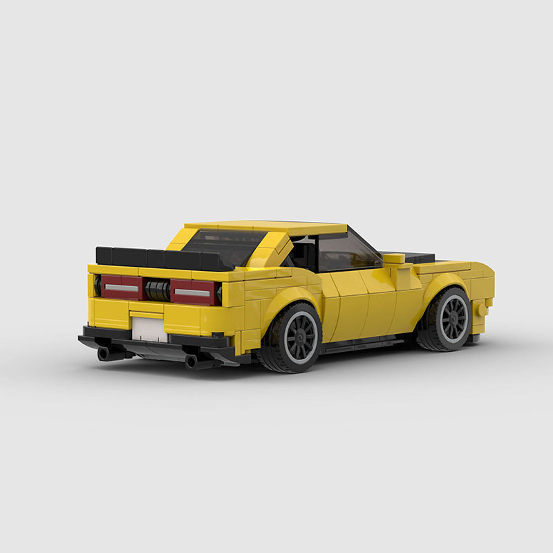 Dodge Challenger Yellow Custom Car MOC6