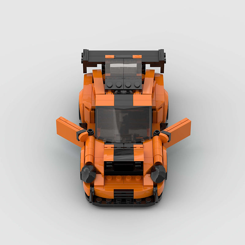 Porsche 911 GT2RS Orange Custom Car MOC12