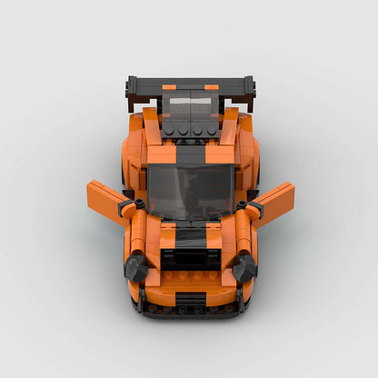 Porsche 911 GT2RS Orange Custom Car MOC12