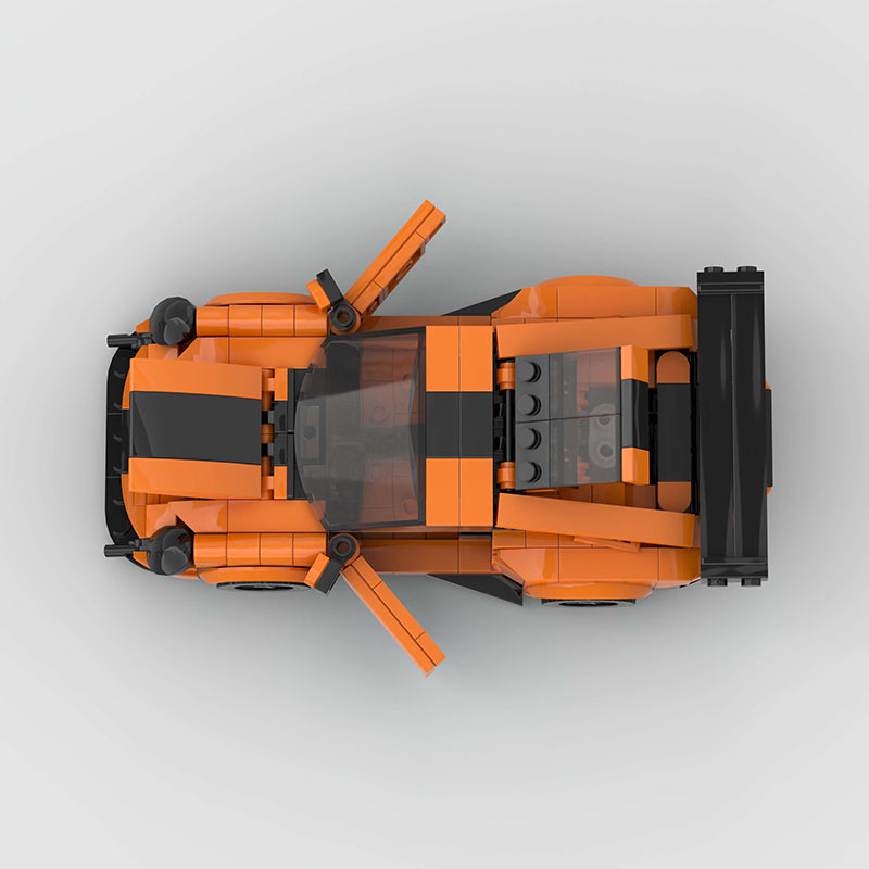 Porsche 911 GT2RS Orange Custom Car MOC13