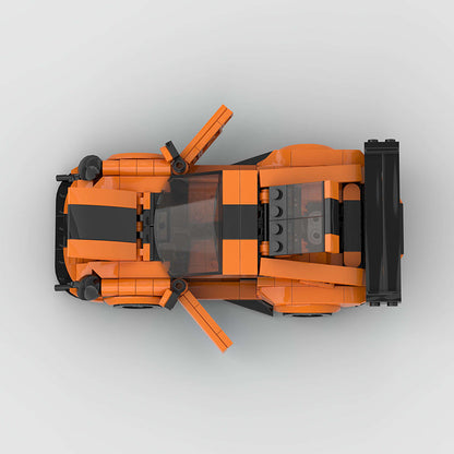 Porsche 911 GT2RS Orange Custom Car MOC13