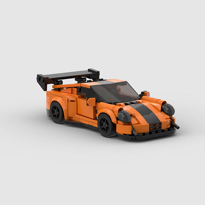 Porsche 911 GT2RS Orange Custom Car MOC3