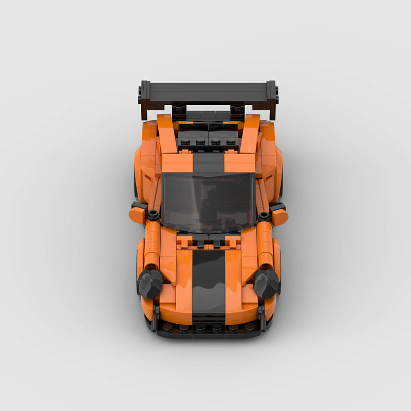 Porsche 911 GT2RS Orange Custom Car MOC15
