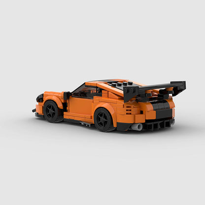 Porsche 911 GT2RS Orange Custom Car MOC4