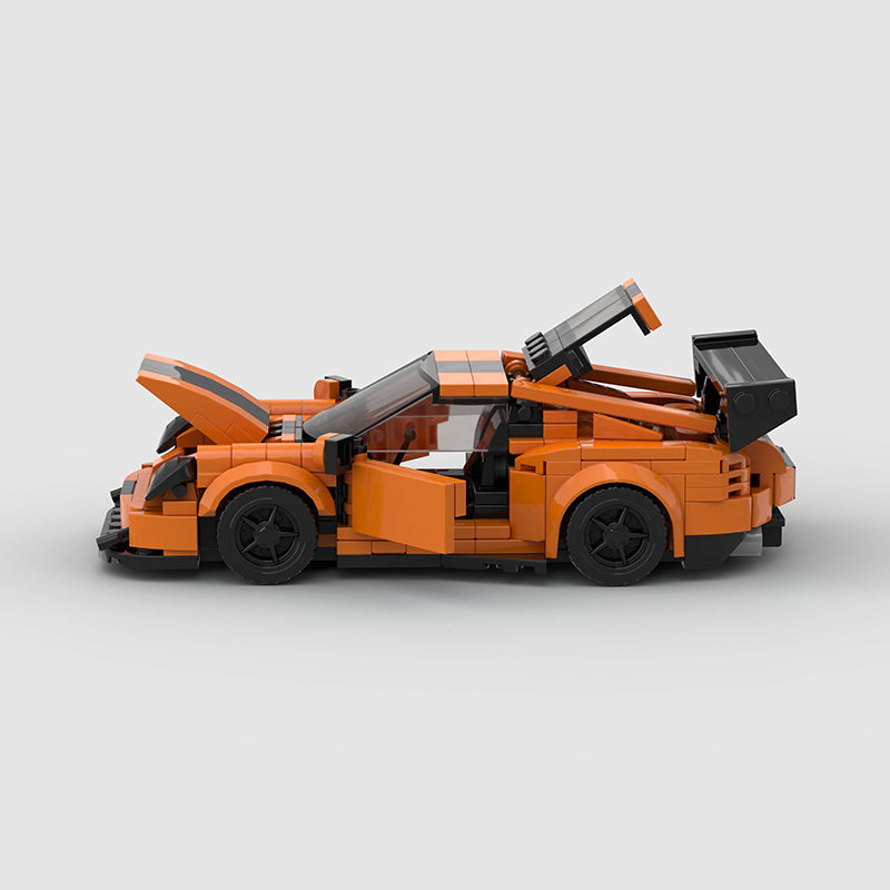 Porsche 911 GT2RS Orange Custom Car MOC6