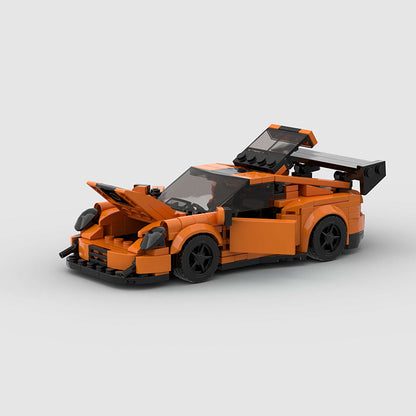 Porsche 911 GT2RS Orange Custom Car MOC7