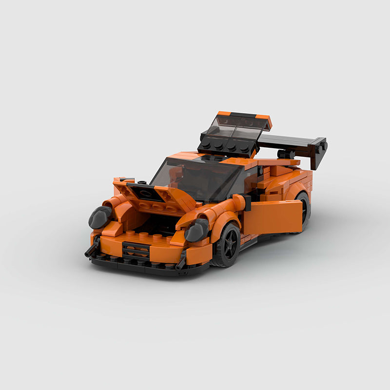 Porsche 911 GT2RS Orange Custom Car MOC8