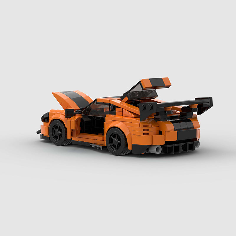 Porsche 911 GT2RS Orange Custom Car MOC9