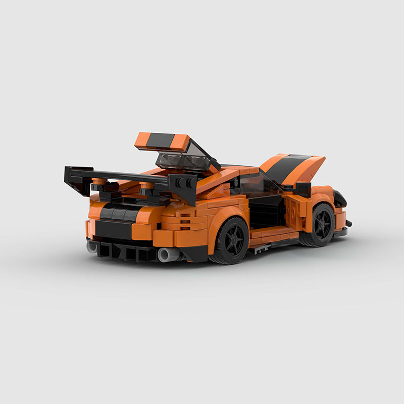 Porsche 911 GT2RS Orange Custom Car MOC10
