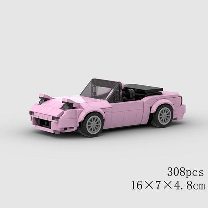 Mazda MX5 Pink Edition Custom Car MOC15