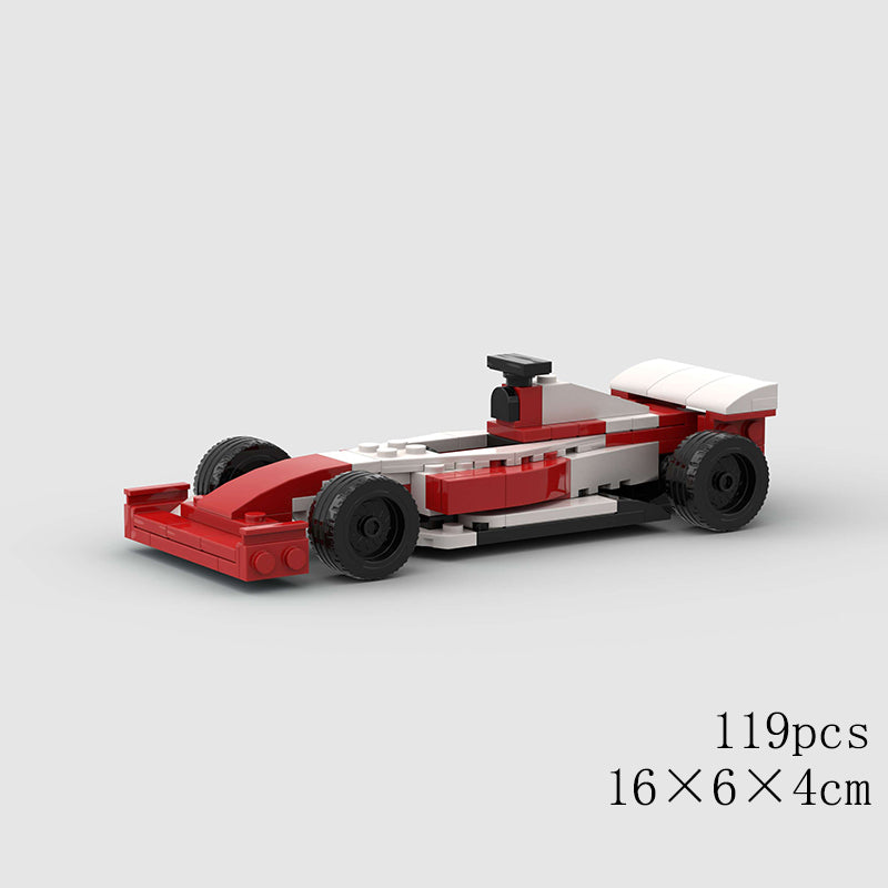 Formula One Car (Red and White) Custom Car MOC10