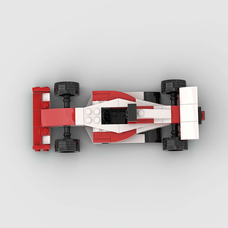 Formula One Car (Red and White) Custom Car MOC8