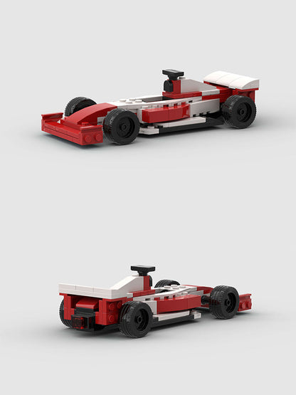 Formula One Car (Red and White) Custom Car MOC9