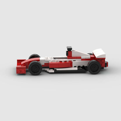 Formula One Car (Red and White) Custom Car MOC4