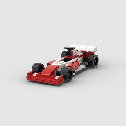 Formula One Car (Red and White) Custom Car MOC1