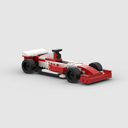 Formula One Car (Red and White) Custom Car MOC3