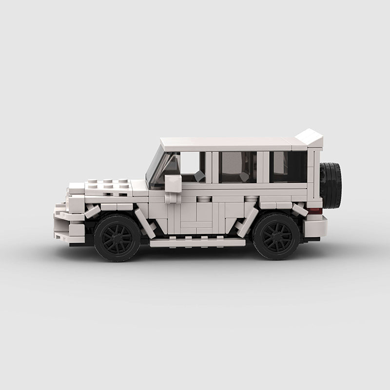 Mercedes-Benz White G Wagon Custom Car MOC4