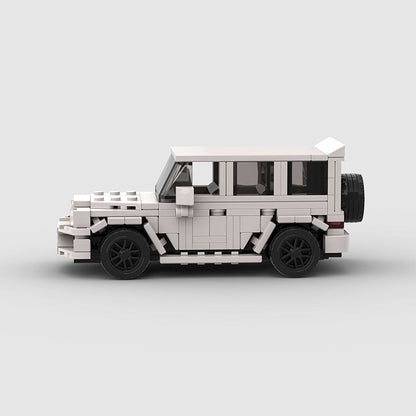 Mercedes-Benz White G Wagon Custom Car MOC4