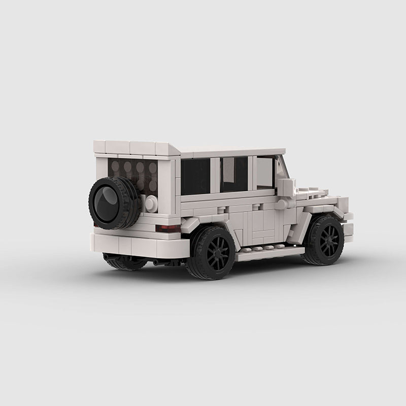 Mercedes-Benz White G Wagon Custom Car MOC8