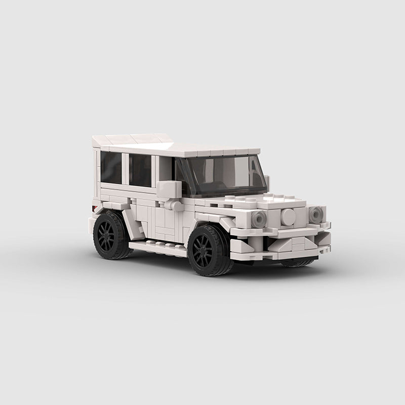 Mercedes-Benz White G Wagon Custom Car MOC3