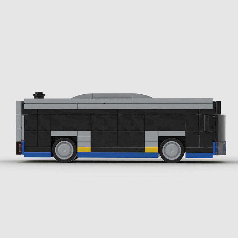 Blue Bus City Transport Custom Car MOC5