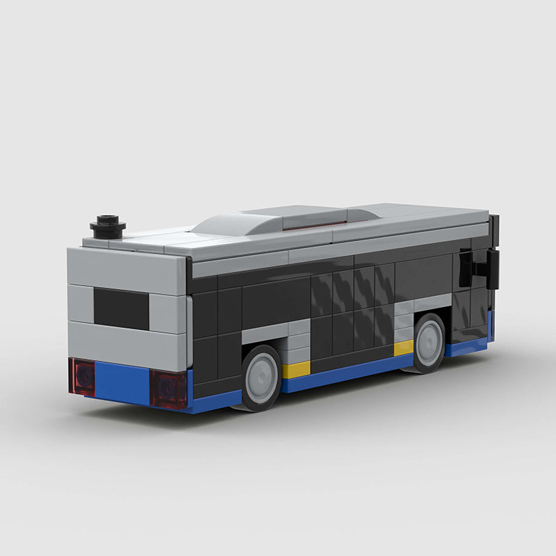 Blue Bus City Transport Custom Car MOC6