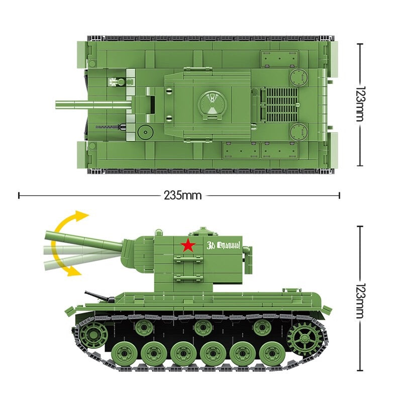 WW2 KV-2 Soviet Heavy Army Tank2