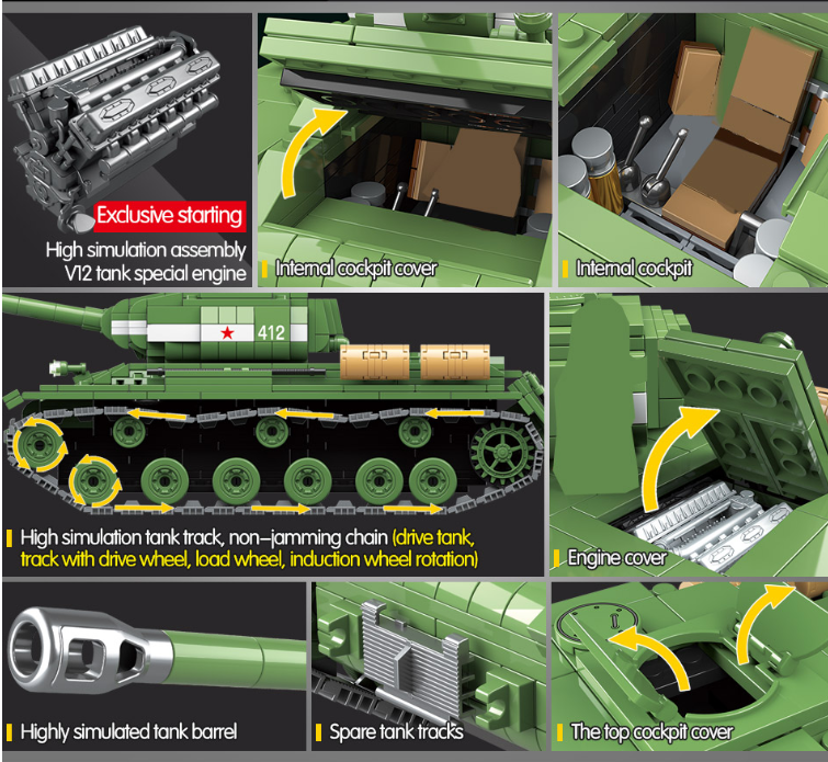 WW2 Soviet Heavy Tank IS-2M4