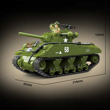 WW2 United States M4A3 Sherman Medium Tank3