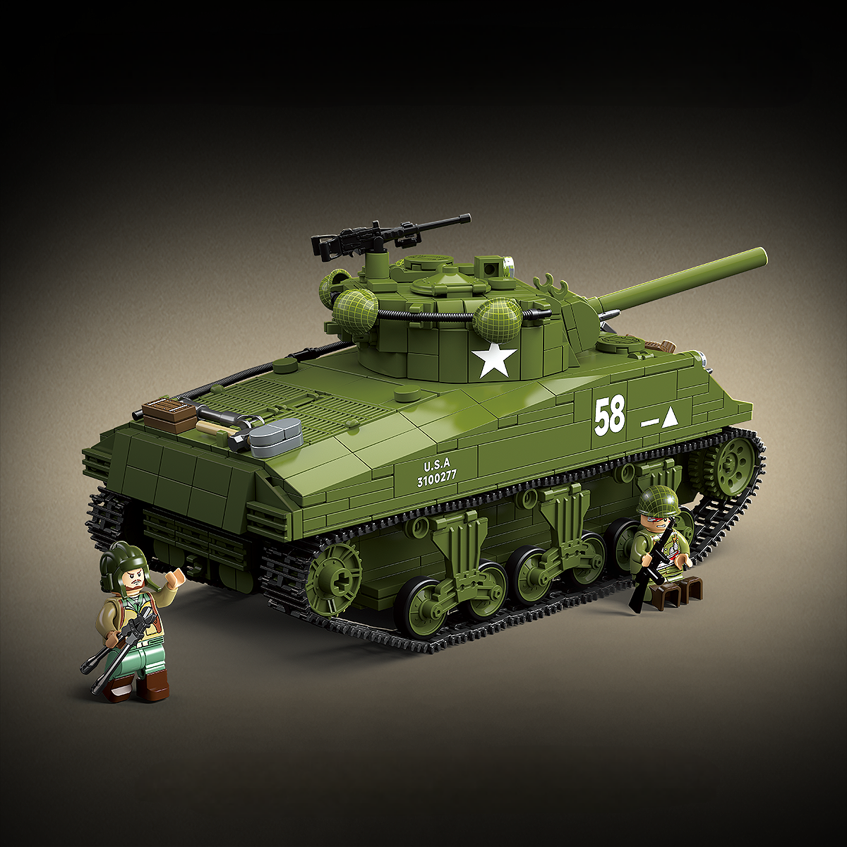 WW2 United States M4A3 Sherman Medium Tank2