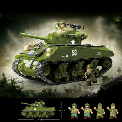 WW2 United States M4A3 Sherman Medium Tank1