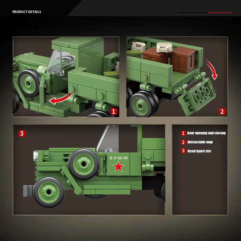 WW2 Soveit GAZ AAA Medium Utility truck3
