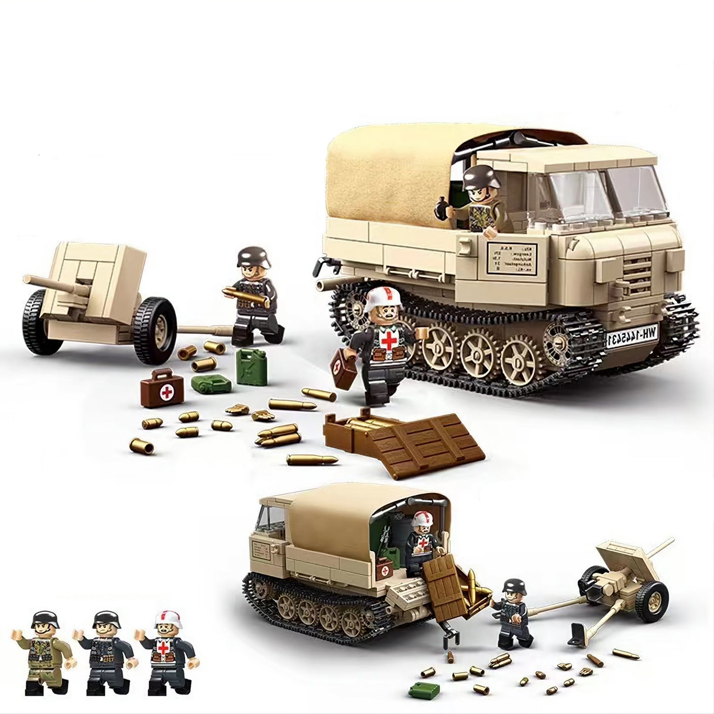 WW2 German Raupenschlepper Ost/01 RSO x PaK 35/362