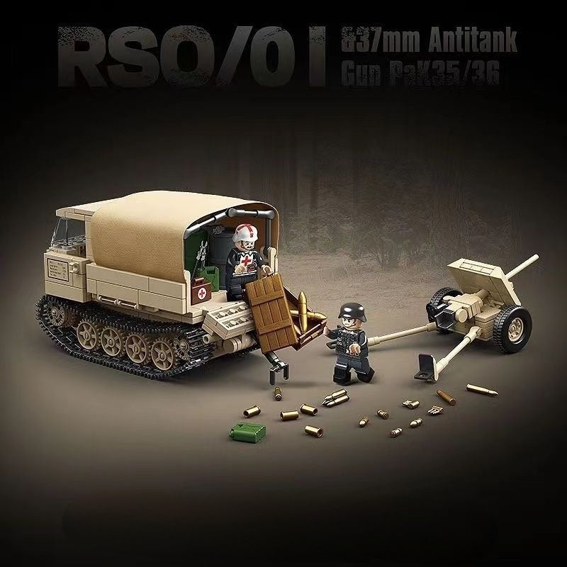 WW2 German Raupenschlepper Ost/01 RSO x PaK 35/364