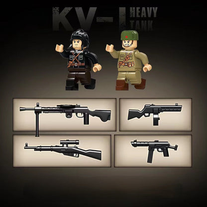 WW2 Soviet Army KV-1 Heavy Tank (Mini)3