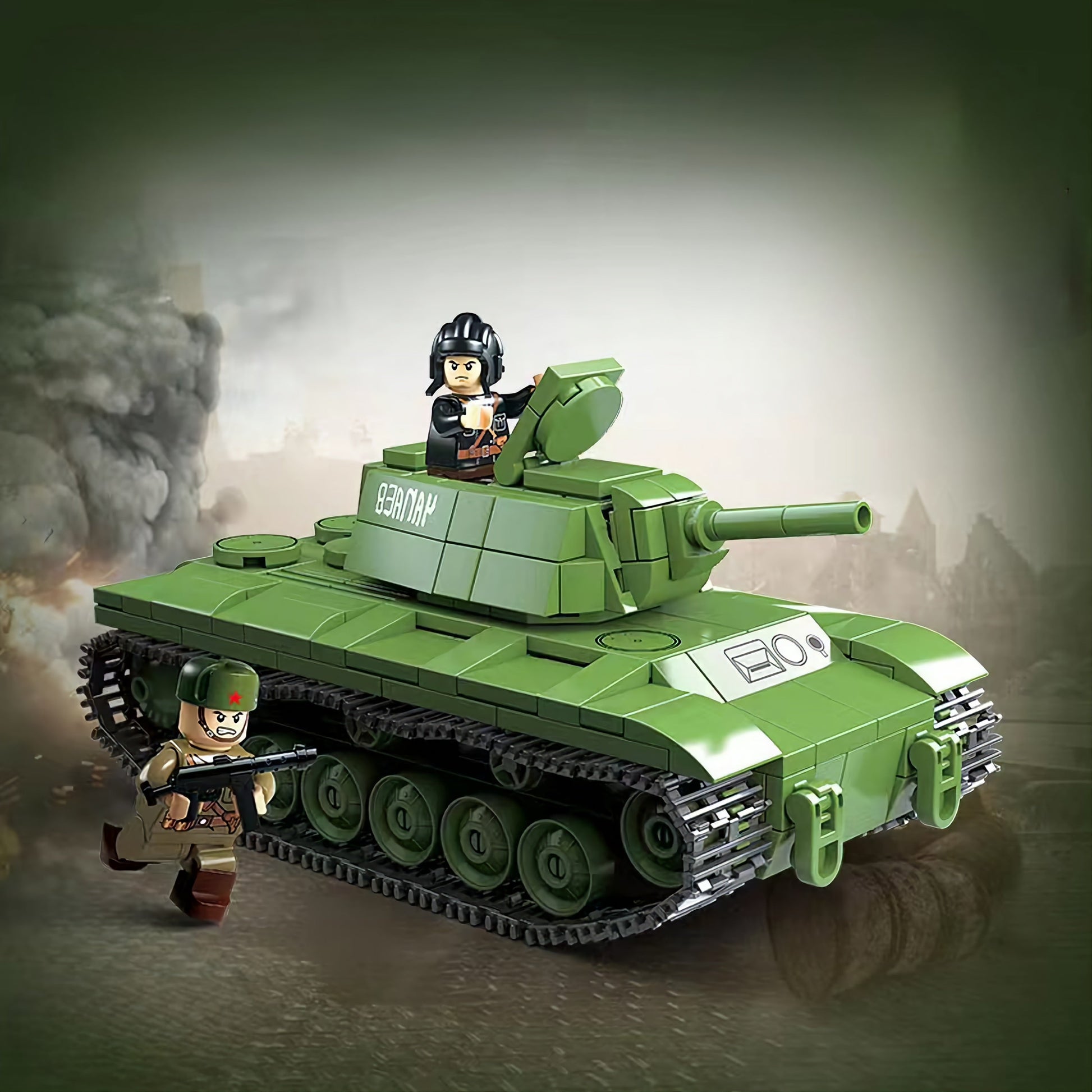 WW2 Soviet Army KV-1 Heavy Tank (Mini)1