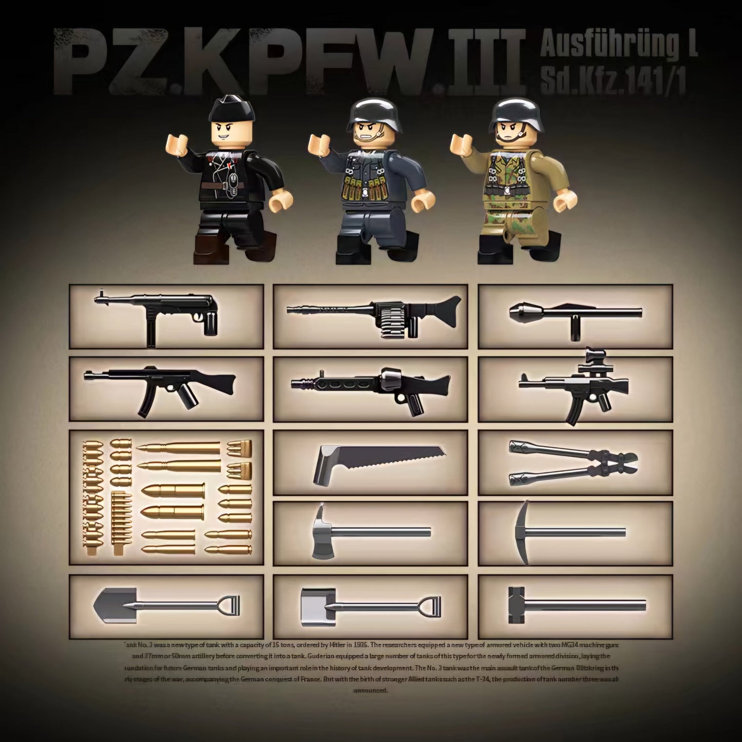 WW2 German Panzer III Ausf. L Medium Tank5