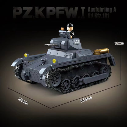 WW2 German Panzerkampfwagen I Ausf.A (Sd.Kfz.101) Tank3