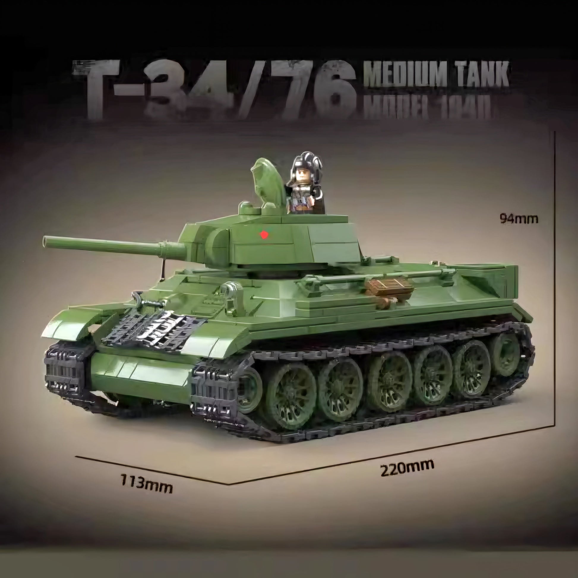 WW2 Soviet Army T-34/76 Medium Tank2