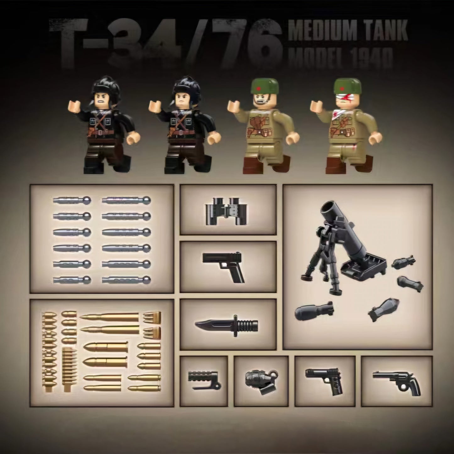 WW2 Soviet Army T-34/76 Medium Tank4