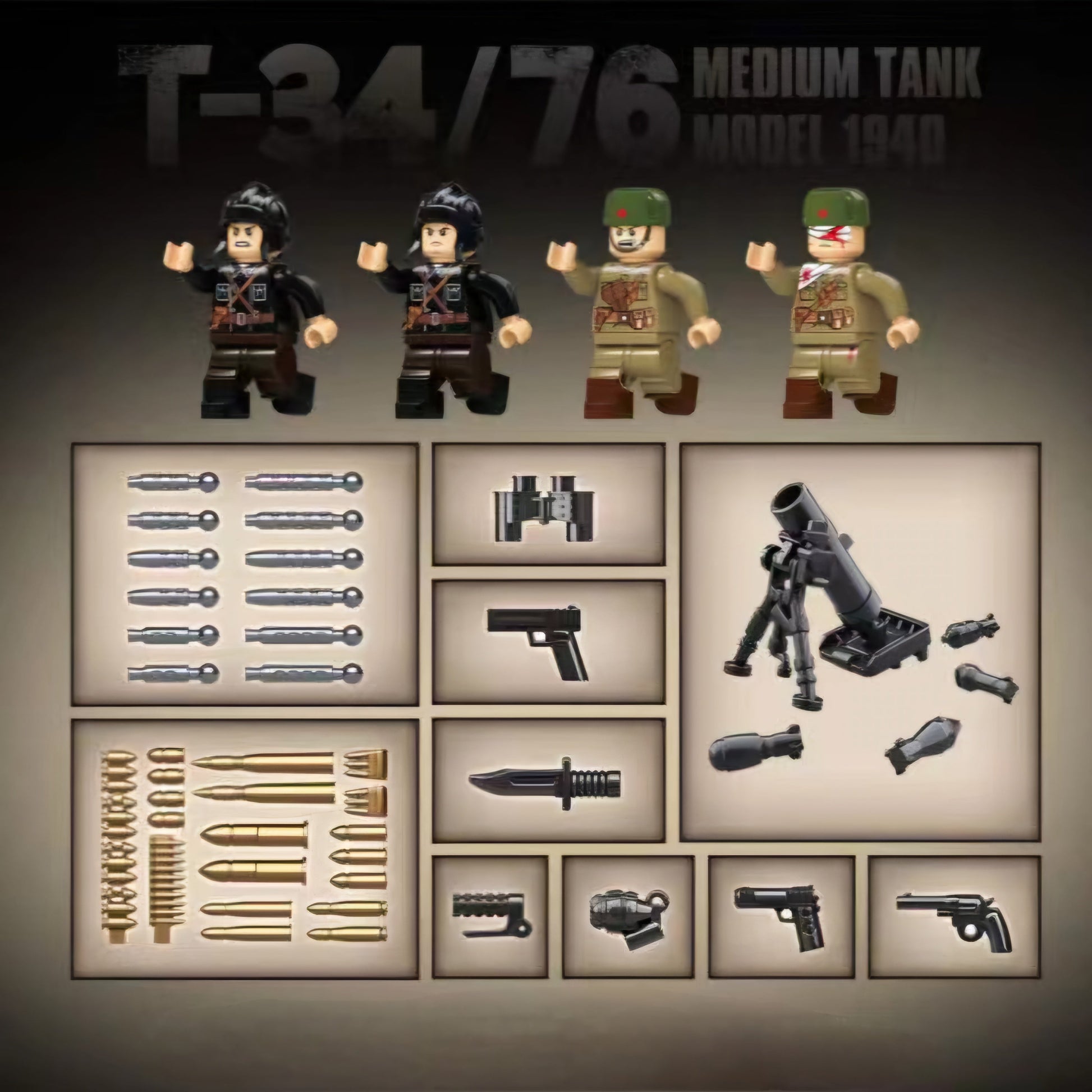 WW2 Soviet Army T-34/76 Medium Tank4
