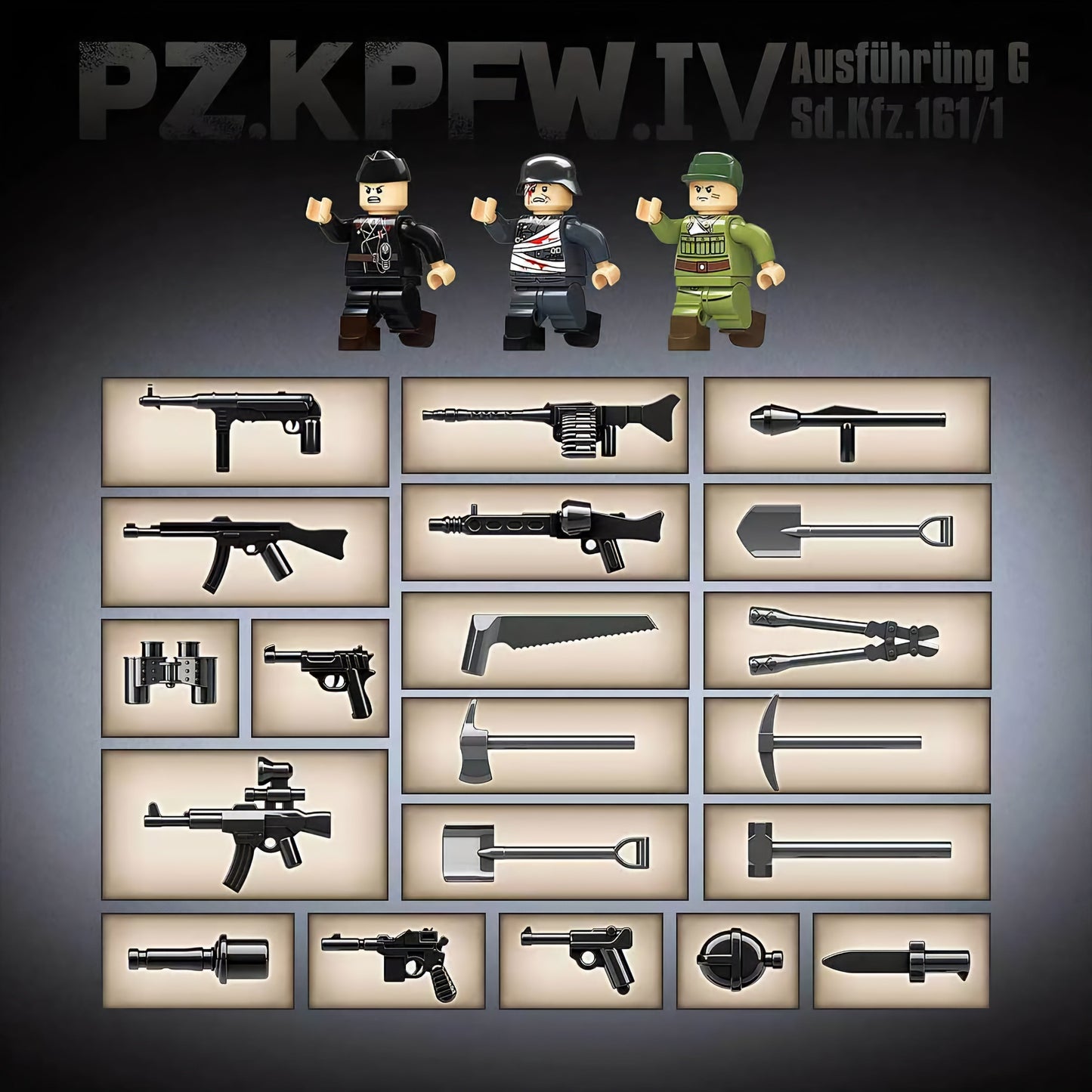 WW2 German Army Panzerkampfwagen.IV Ausf.G4