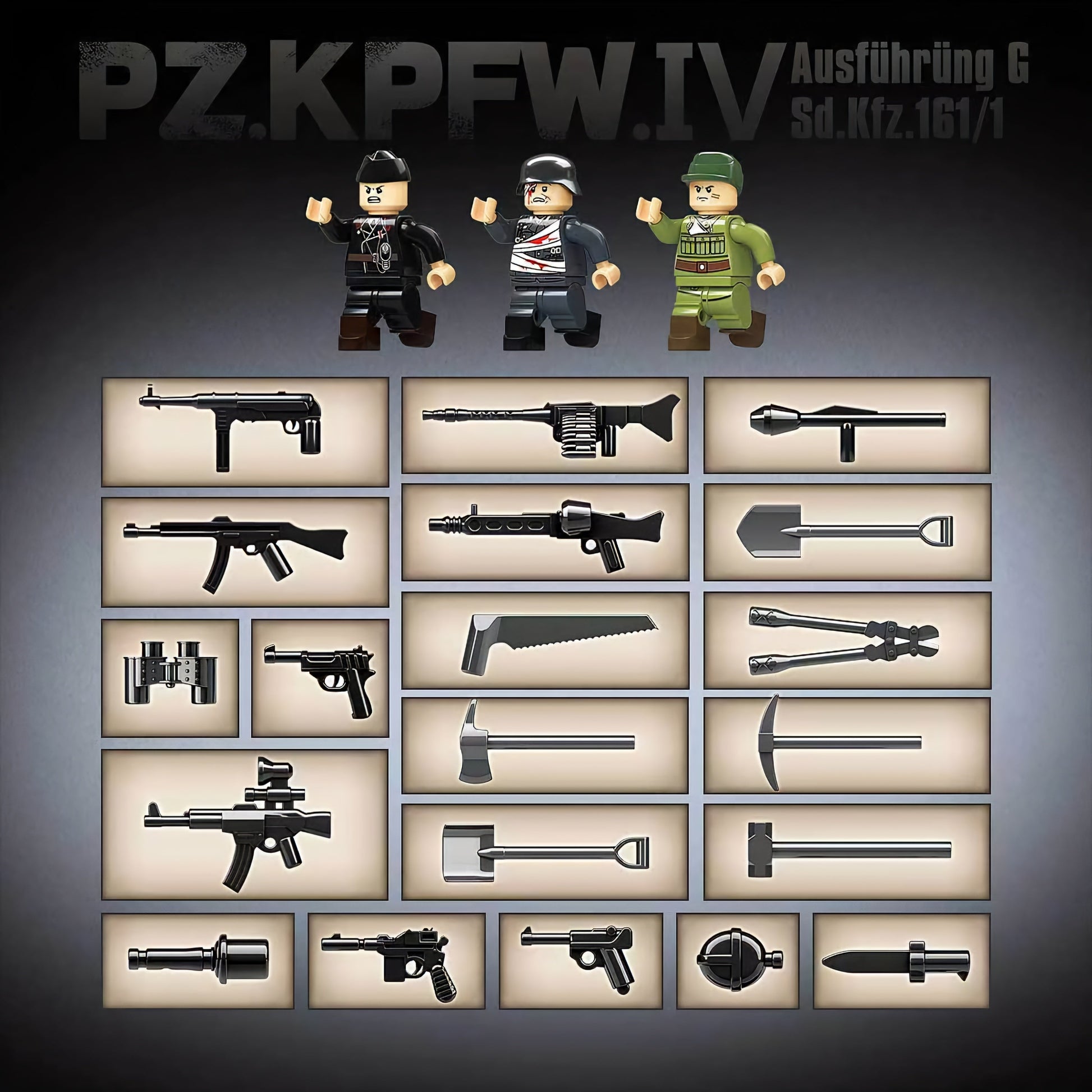 WW2 German Army Panzerkampfwagen.IV Ausf.G4