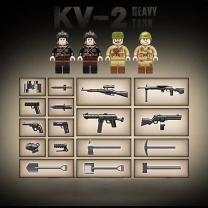 WW2 Soviet Army KV-2 Heavy Tank5