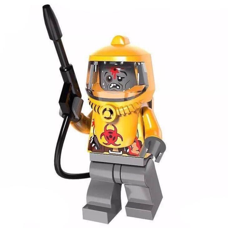 Infected Hazmat Guy custom Horror Minifigure2