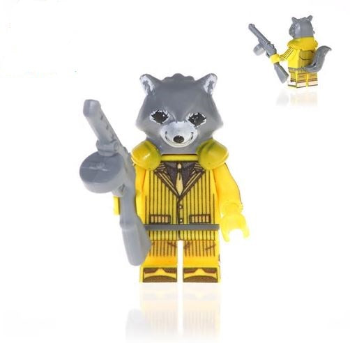 Rocket Raccoon Marvel Superhero Minifigure Guardians of the Galaxy1