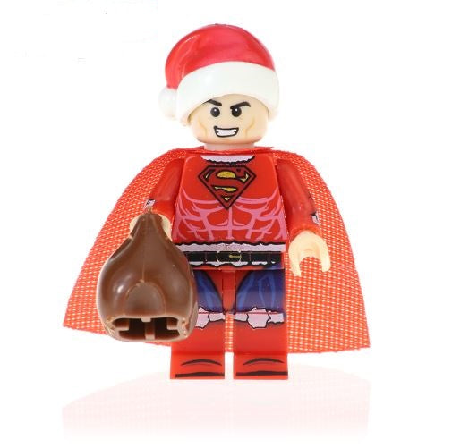 Superman Santa Christmas Special Superhero Minifigure1