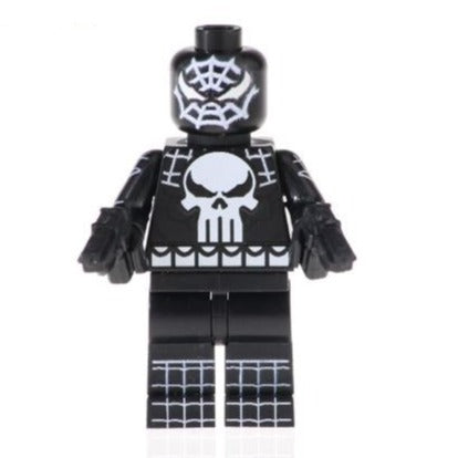 Spider-Man Punisher Custom Marvel Superhero Minifigure1
