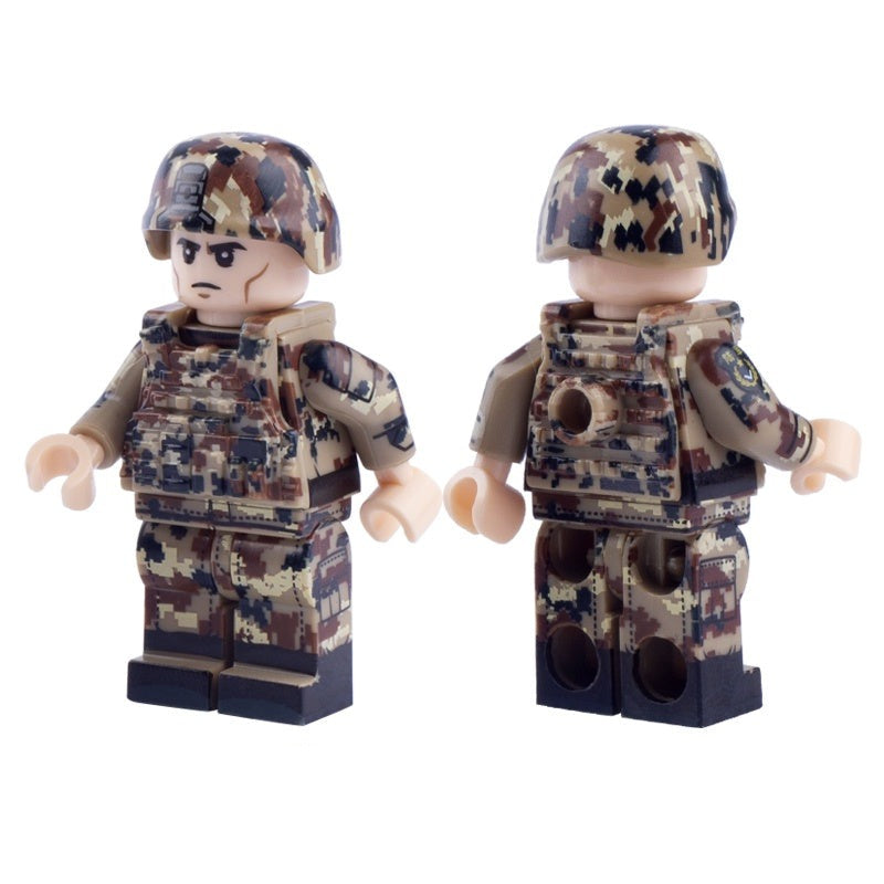 Chinese Modern Soldier Custom Minifigure1